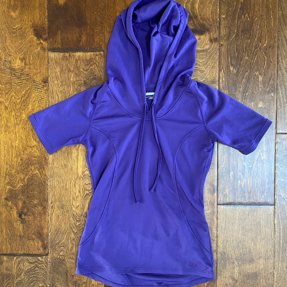 Marmot Short Sleeve Drawstring Hoodie